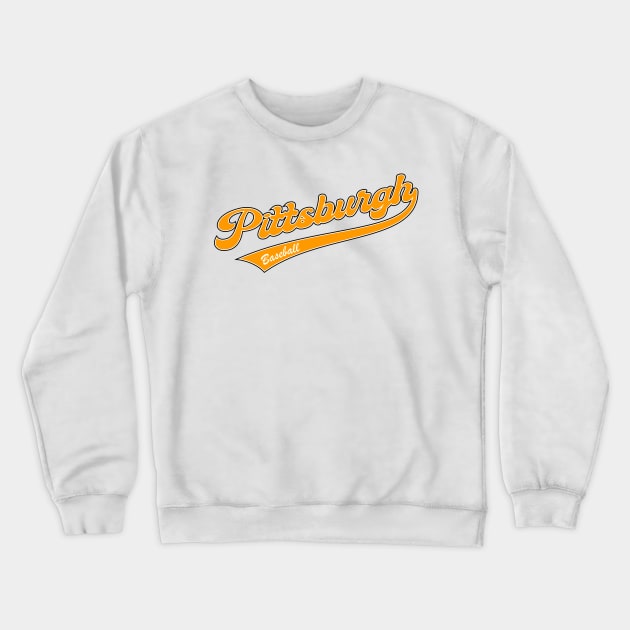 Pittsburgh Baseball Crewneck Sweatshirt by Cemploex_Art